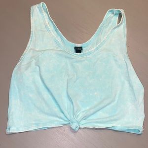 🦋🤍NWOT Wild Fable Light Blue Cropped Tank Top